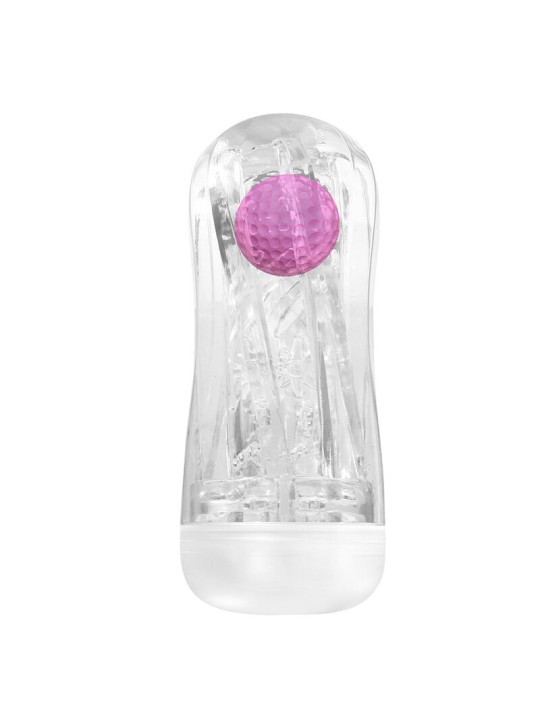 PRETTY LOVE MASTURBADOR CUP 360º TEXTURIZADO TRANSPARENTE